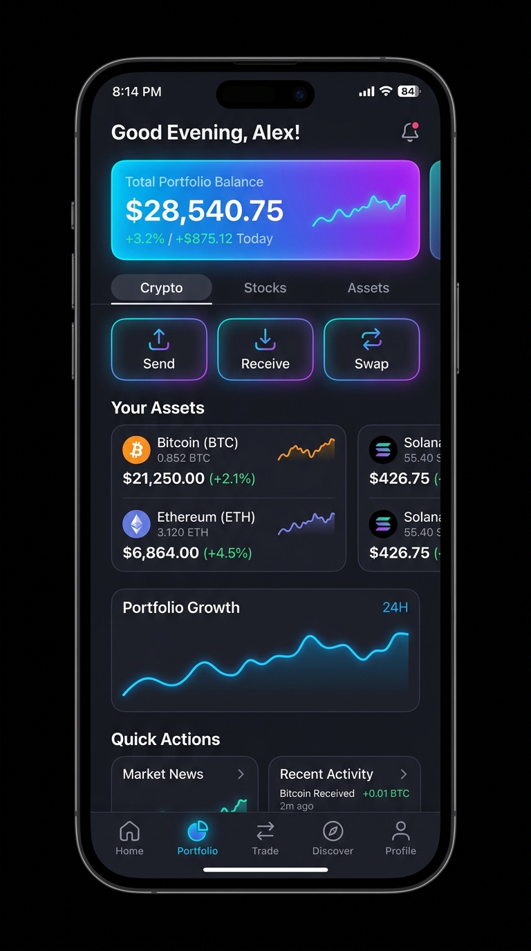 Mobile App UI Screenshot Sample